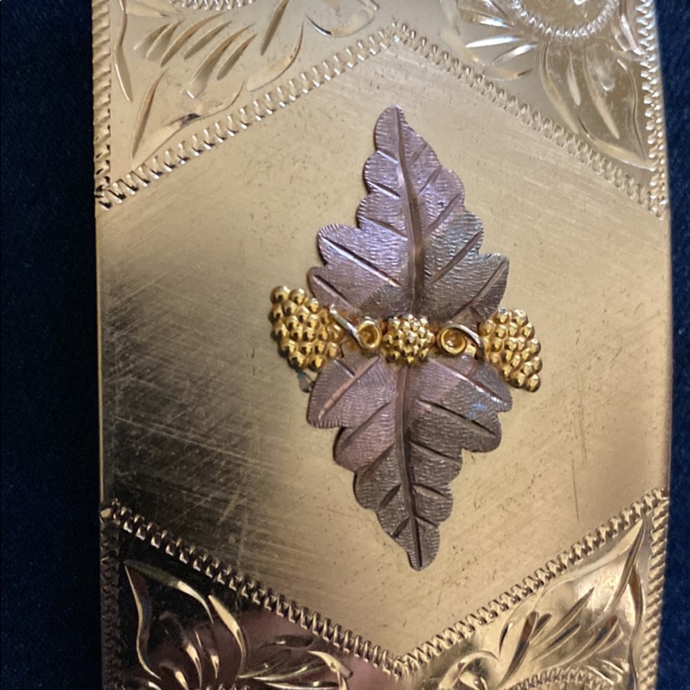 Vintage Black Hills Gold Buckle